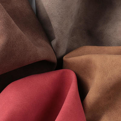 ব্যাগ জুতা ওয়ালেট সাজসজ্জা নোটবুক কেস-এর জন্য PU ফ্রস্টেড ইয়াংবাক নুবাক গ্রেইন সিন্থেটিক চামড়া, নকল চামড়ার কাপড়