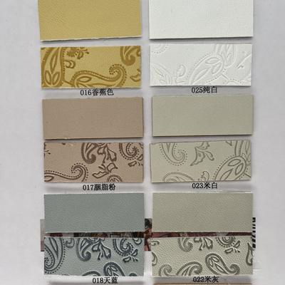 জুতার ব্যাগ প্যাকেজ টেবিল ম্যাটের জন্য PU প্রেসড সিনথেটিক চামড়া, সিনথেটিক ফক্স চামড়ার কাপড়