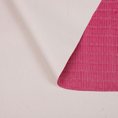 উচ্চ-চকচকে পিভিসি বাঁশ প্যাটার্ন শস্য কৃত্রিম সিনথেটিক চামড়া সজ্জিত জুতা ব্যাগ বক্স নকল চামড়ার ফ্যাব্রিক