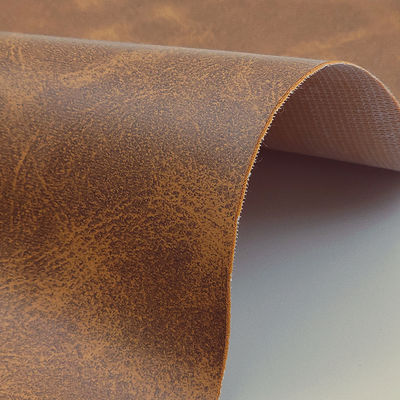 0.6mm Thickness 54/55" Width PVC Leather Faux Leather Fabric with 140cm Width for Multi-Application