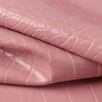 পিভিসি চামড়া জাল চামড়া ফ্যাব্রিক পশু নিদর্শন 137cm প্রস্থ এবং ডাবল ব্রাশ ব্যাক সঙ্গে