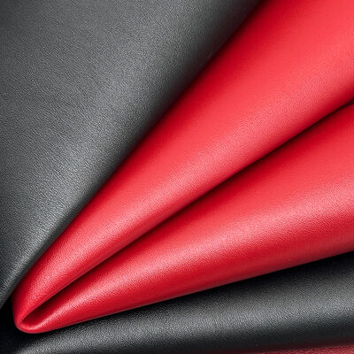 পিভিসি ল্যাম্ব গ্রেইন ডাবল ফেস সিন্থেটিক কৃত্রিম চামড়া স্ট্রেচি জলরোধী উপাদান ব্যাগ টেবিল ম্যাট বেল্ট ডেকোরেট ফক্সের জন্য