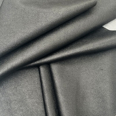 পোশাক, প্যান্ট, ড্রেসের জন্য সস্তা দামে পিভিসি ল্যাম্বস্কিন গ্রেইন ফক্স লেদার স্ট্রেচ ব্ল্যাকআউট ওয়াটারপ্রুফ সিন্থেটিক লেদার