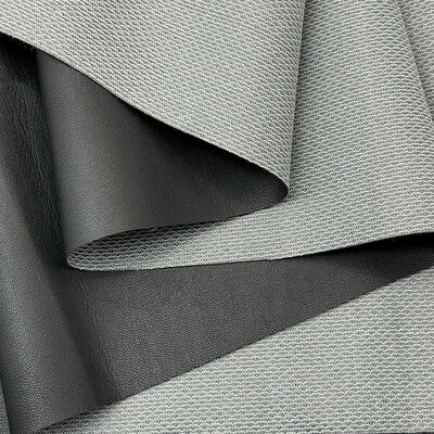 গার্মেন্টস পোশাক প্যান্টের জন্য সাশ্রয়ী মূল্যের ইলাস্টিক পিভিসি ভেড়ার চামড়ার কৃত্রিম চামড়া জলরোধী সিন্থেটিক চামড়া স্ট্রেচ ব্ল্যাকআউট উইকিং