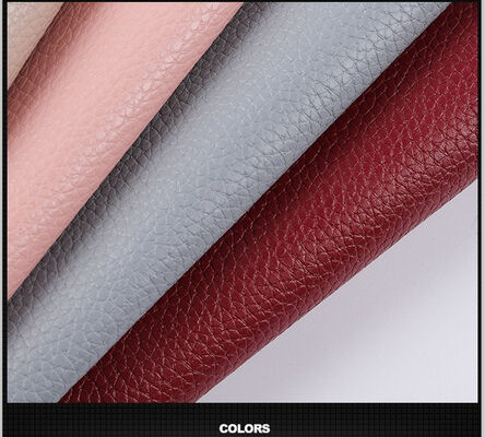 মাইক্রোফাইবার পিইউ এমবসড লিচি দানা সিন্থেটিক চামড়া ফ্যাব্রিক জলরোধী প্রসারিত সোফা গাড়ি কুশন সিট স্টিয়ারিং হুইল Wallet