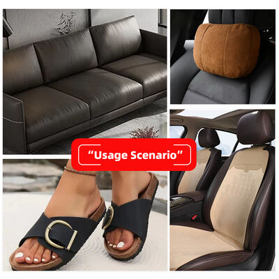 মাইক্রোফাইবার সুইড সিন্থেটিক চামড়া ফ্যাব্রিক গাড়ির সিটের জন্য অটোমোটিভ ট্রিম বালিশ সোফা ব্যাগ ওয়ালেট কেস জুতা-আলংকারের জন্য বহুমুখী
