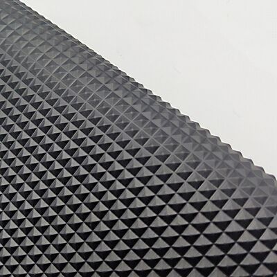 PVC Diamond Lozenge Pattern Faux Leather Fabric for Car Foot Luggage Bags Ground Mat Decorate Versatile Furniture Crafts Sofas