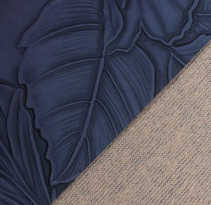 পিভিসি 126 ফুলের নিদর্শন এমবসড স্টাইল ব্যাগের জন্য কৃত্রিম সিন্থেটিক চামড়া প্লেসম্যাট জুতা সাজসজ্জা প্যাকেজ নকল চামড়া ফ্যাব্রিক