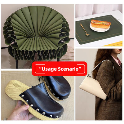 পিভিসি বাছুরের চামড়া শস্য ডাবল ফেস সিন্থেটিক কৃত্রিম চামড়া এমবসড ভুয়া চামড়া উপাদান কারুশিল্প জন্য ব্যাগ টেবিল ম্যাট Wallet