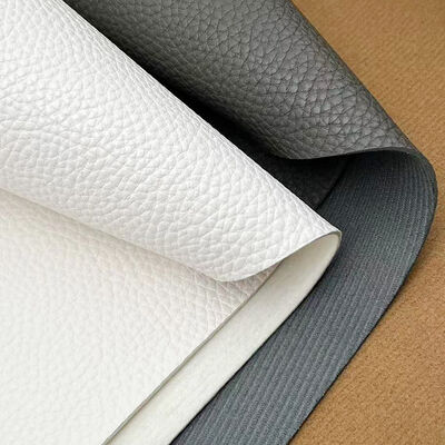 1.8mm Thick PVC Litchi Pattern Synthetic Faux Leather for Bag Table Mat Belt Sofa Decorations-Versatile Furniture Outdoor Craft