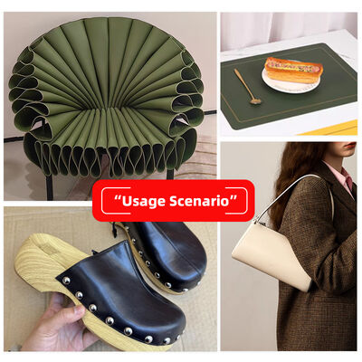 পিভিসি লিচি শস্য ডাবল ফেস সিনথেটিক ফক্স লেদার ম্যাটেরিয়ালস ব্যাগ, টেবিল ম্যাট, বেল্ট এবং সজ্জা উদ্দেশ্যে জলরোধী