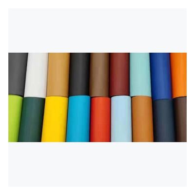 Wholesale Pvc Faux Leather Wallet Box Shoes Notebook Pinhole Pattern Artificial Synthetic Leather Fabric