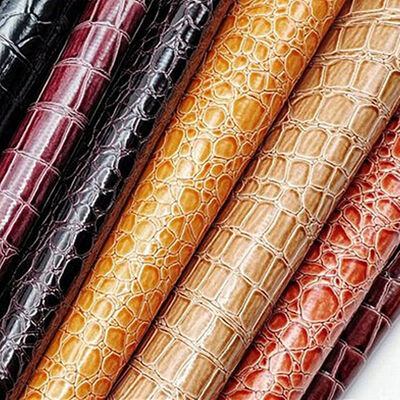 জুতা, ব্যাগ, নোটবুক, আসবাবপত্র ব্যবহারের জন্য হট সেল পিভিসি শাইনি হাই গ্লস সিন্থেটিক লেদার এমবসড স্টোন প্যাটার্ন