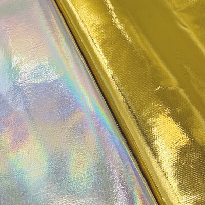 পিভিসি হলোগ্রাফিক লেদার লেজার ধাতব আয়না সিন্থেটিক লেদার ওয়াটারপ্রুফ সোফা টেবিল ম্যাট ভ্যানিটি কেস জুতা জন্য ভুয়া উপকরণ