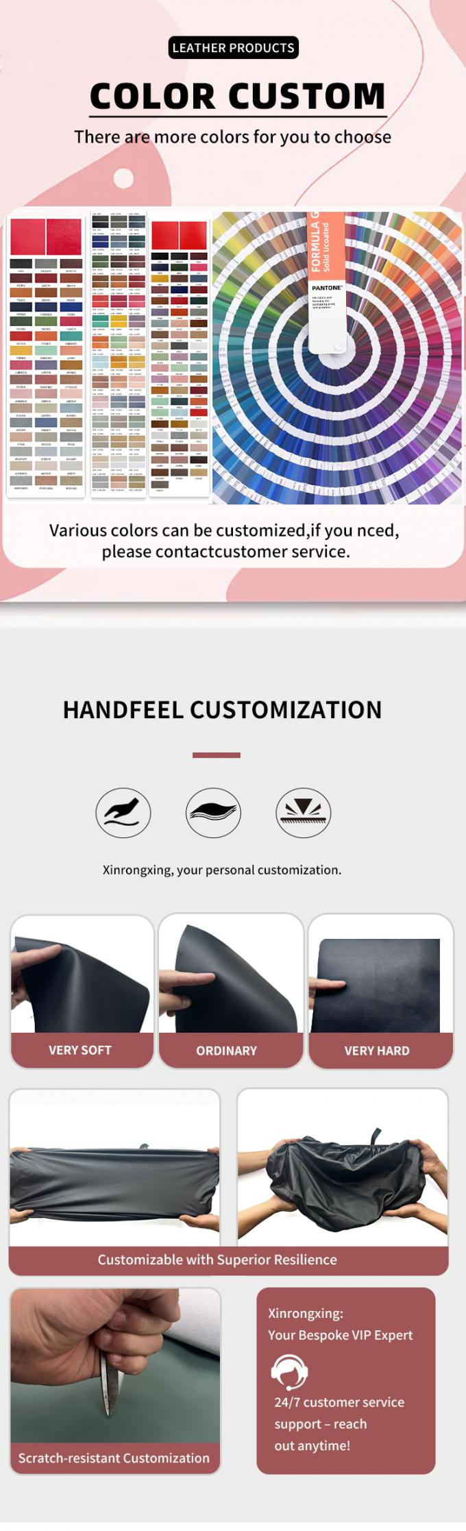 এমবসড পিভিসি ০.৭/০.৯ মিমি সিন্থেটিক চামড়া ৪-ওয়ে স্ট্রেচ ফেক্স চামড়া উপাদান মোটরসাইকেল সাইকেল সিট কভার আসবাবপত্র গাড়ি 5