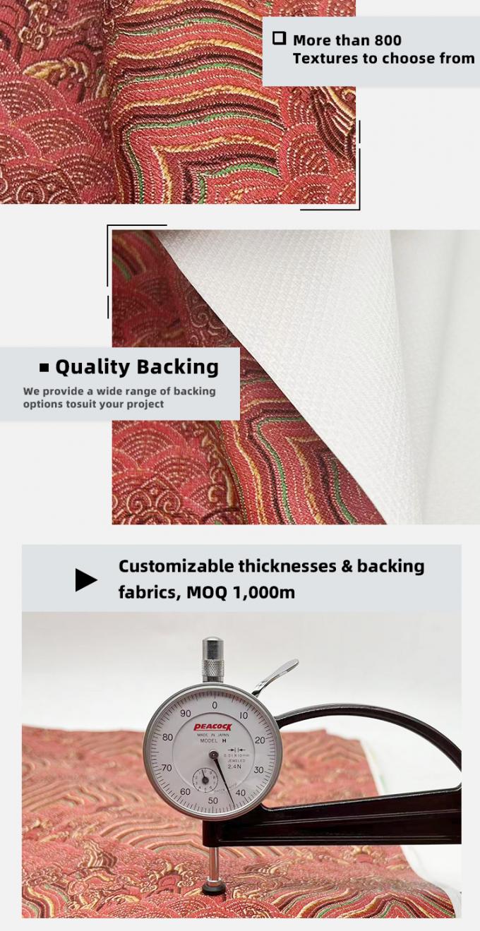 সিন্থেটিক পিভিসি ম্যাক্রামে মুদ্রিত ফ্যাক্স লেদার ফ্যাব্রিক ফিল্ম স্টাইল ব্যাগ নোটবুক ফোন শেল আলংকারিক & কারুশিল্প সোফা জন্য ব্যবহার ভাল 5