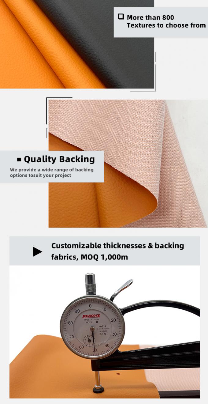 পিভিসি লিচি টেক্সচার সিনথেটিক চামড়া - চেয়ার, সোফা, গাড়ি, ফুট ব্যাগ এবং কারুশিল্পের জন্য চামড়ার মতো অনুভূতিযুক্ত কৃত্রিম চামড়া 5