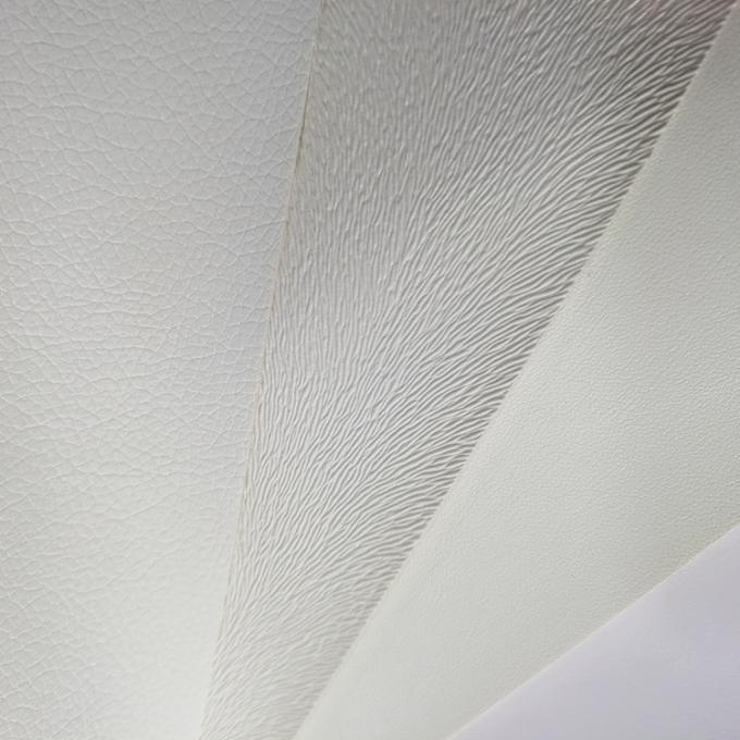 পিভিসি হোয়াইট এমবসড ডিজিটাল প্রিন্টিং ব্যাগ নোটবুক ফোন শেল টেবিল ম্যাট ফ্যাক্স লেদার ফ্যাব্রিকের জন্য সিন্থেটিক কৃত্রিম চামড়া 7