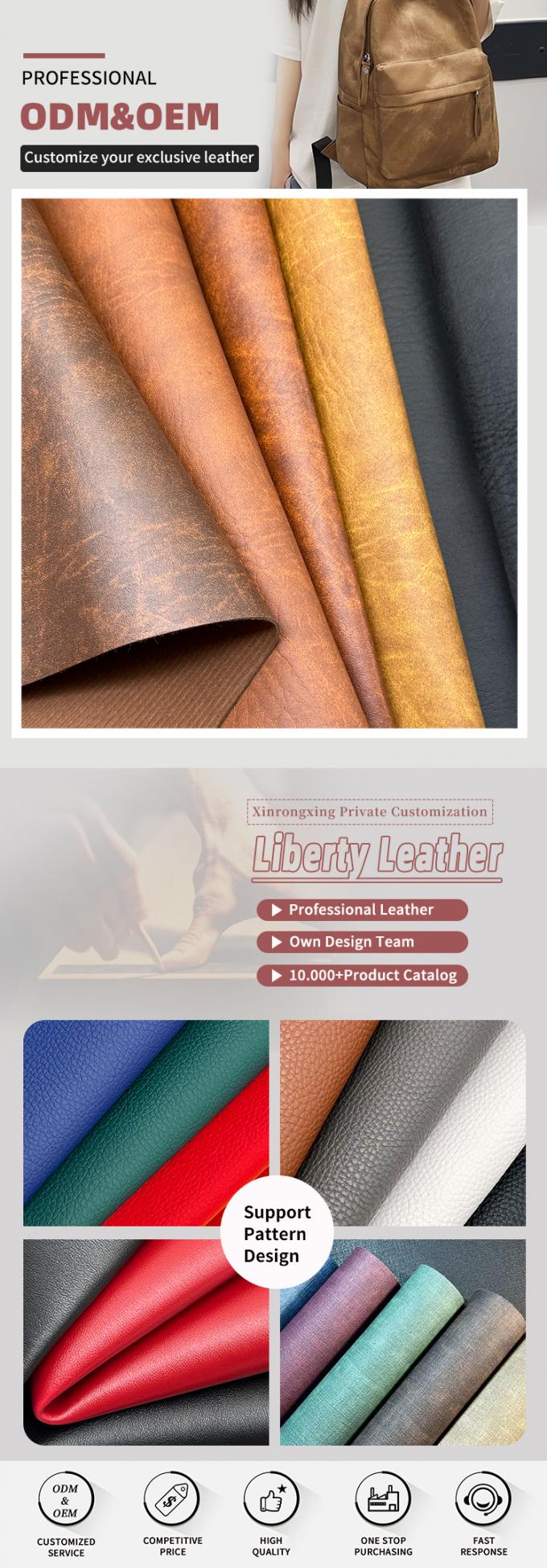 ১.৪মিমি পিভিসি এলিফ্যান্ট টেক্সচার সিনথেটিক আর্টিফিসিয়াল চামড়া ব্যাগ ওয়ালেট গৃহস্থালীর জিনিসপত্র সোফা ফক্স চামড়ার উপকরণ 4