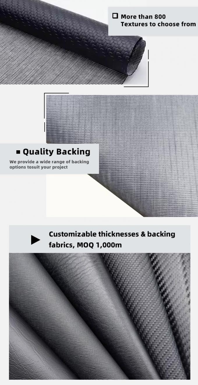 পিভিসি ম্যাট বোনা শস্য প্যাটার্ন কৃত্রিম সিনথেটিক চামড়ার চেয়ার সোফা জুতা গাড়ির ফুট ম্যাট নকল চামড়া 5