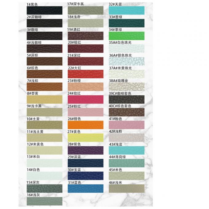 ফার্নিচারের জন্য পিভিসি লিচি গ্রেইন সিনথেটিক চামড়া ৫৪" প্রস্থ 13