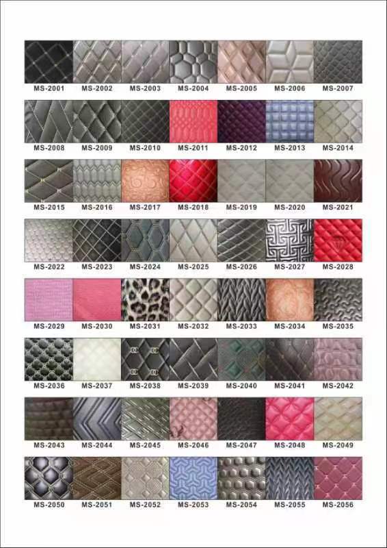 কাস্টম পিভিসি ডায়মন্ড ব্রোডারি কুইলটেড পার্লিং সিন্থেটিক চামড়া ইগল পাঞ্চ ফোম জন্য গাড়ী সীট কভার সোফা ফ্যাক্স চামড়া ফ্যাব্রিক 5