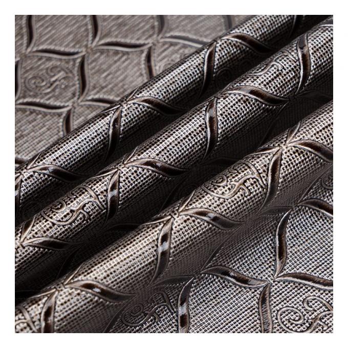 স্পট পাইকারি পিভিসি উজ্জ্বল জ্যামিতিক প্যাটার্ন কৃত্রিম সিনথেটিক চামড়া প্যাকেজিং ওয়ালেট বক্স নোটবুক নকল চামড়ার কাপড় 14