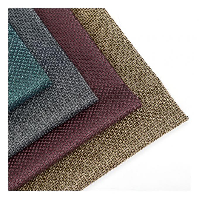 পিভিসি মেটাল পার্ল হালকা রঙের ছোট বয়ন প্যাটার্ন কৃত্রিম সিন্থেটিক প্যাকেজিং ওয়ালেট বক্স জুতা নোটবুক নকল চামড়া ফ্যাব্রিক 7