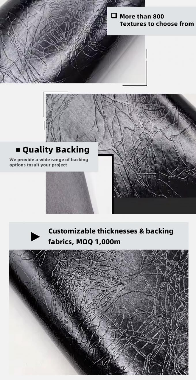 পাইকারি পিভিসি হাইলাইটস অফ 006 হাইলাইটস বজ্রপাত শস্য প্যাটার্ন কৃত্রিম সিন্থেটিক চামড়া Wallet Box Shoes Notebook Fabric 5