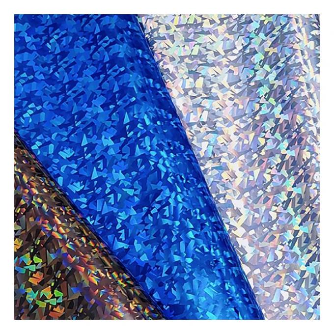 PU Holographic Mirror Synthetic Leather for Shoes Vanity Case Bag Notebook Faux Leather Fabric 8