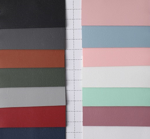 সেমি পিইউ ১.৩মিমি গ্রাইন্ড অ্যারেনাসিয়াস গ্রেইন সিনথেটিক লেদার ওয়ালেট কেস জুতো নোটবুক টেবিল ম্যাট লেদার ফ্যাব্রিক 9