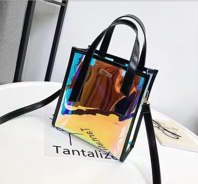 পিইউ রেইনবো লেটার প্রিন্ট ম্যাগাজিন ডিজাইন সিন্থেটিক চামড়া জলরোধী জাল চামড়া কাপড় ব্যাগ জন্য প্রসাধনী আসবাবপত্র / সোফা 14