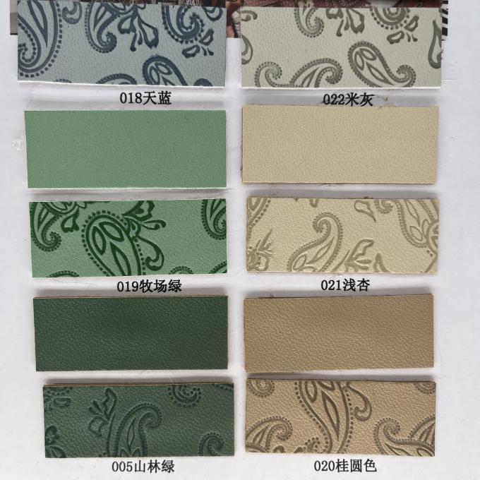 জুতার ব্যাগ প্যাকেজ টেবিল ম্যাটের জন্য PU প্রেসড সিনথেটিক চামড়া, সিনথেটিক ফক্স চামড়ার কাপড় 13